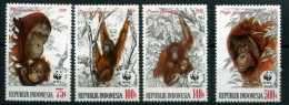 Indonesien 1291-1294 Postfrisch Affen #IA176 - Indonesien
