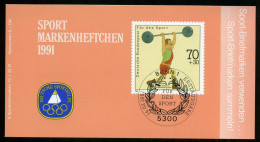 Bund Sportmarkenheftchen Mit 1499 Bonn Ersttagssonderstempel #IT620 - Altri & Non Classificati