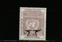Nations Unies (New-York) YT 27 * : OIT , Enclume - 1954 - Unused Stamps
