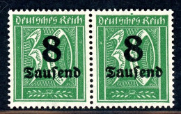 Weimarer Republik 278 IV Postfrisch Im Waag. Paar #HD032 - Andere & Zonder Classificatie