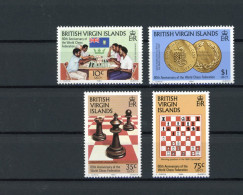 Britische Jungferninseln 464-467 Postfrisch Schach #GI818 - Anguilla (1968-...)