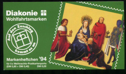 Bund Diakonie Markenheft 1994 Mit 1770 Berlin Ersttagssonderstempel #IT646 - Other & Unclassified