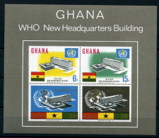 Ghana Block 20 Postfrisch Bauwerke #IM434 - Ghana (1957-...)