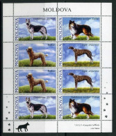 Moldawien 565-568 Postfrisch Kleinbogen Hunde #HX239 - Moldavia