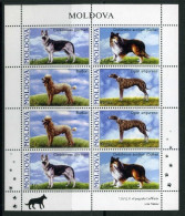 Moldawien 565-568 Postfrisch Kleinbogen Hunde #HX239 - Moldova