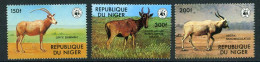 Niger 636-38 Postfrisch Antilopen #HE248 - Níger (1960-...)