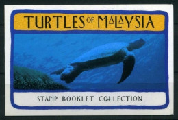 Malaysia 571-572 Postfrisch Markenheftchen Schildkröten #HX337 - Altri & Non Classificati
