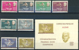 Paraguay 1160-1167 + Bl 34 Postfrisch Olympia 1972 #ID192 - Paraguay
