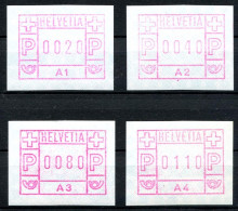Schweiz ATM 1 A1-A4 Postfrisch #HX264 - Andere & Zonder Classificatie
