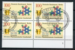 Berlin 4er Block 875 Gestempelt Formnummer 1 #HX270 - Used Stamps