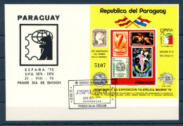 Paraguay Block 245 Philatelie Ersttagesbrief/FDC #HX279 - Paraguay