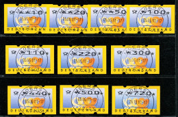 Bund ATM 3.3 VS2 Gestempelt Alle Marken Mit Nummer #HK136 - Andere & Zonder Classificatie