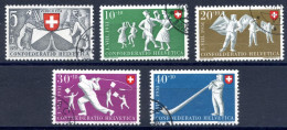 Schweiz 555-559 Gestempelt #HX473 - Altri & Non Classificati