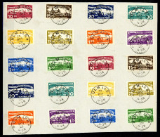 Württemberg 2 X 272-281 Geprüft Briefstück #GM943 - Oblitérés