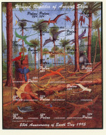 Palau Inseln Klb. 888-905 Gestempelt Dinosaurier #IY139 - Palau