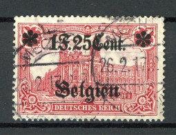 Deutsche Besetzung LP Belgien 23 I A Gestempelt Gepr. Hochstädter #HU600 - Occupazione 1914 – 18