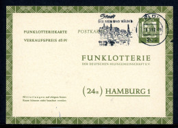 Bund Funklotterie-Postkarte FP 8 Gestempelt #HO582 - Andere & Zonder Classificatie