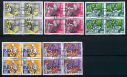 Schweiz MiNr1402-03+1413+1463-64 4er Bl.VstST Ersttagssonderstempel #HX442 - Sonstige & Ohne Zuordnung