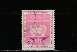 Nations Unies (New-York) YT 28 Obl : OIT , Enclume - 1954 - Oblitérés