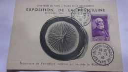1946 EXPOSITION DE LA PENICILLINE BECQUEREL - Tentoonstellingen