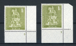 Berlin 153 V Postfrisch FN/ Formnummer 3, Versch. Zähnungen #IU568 - Unused Stamps