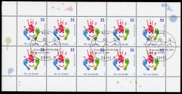 Bund Zehnerbogen 2418 Bonn Ersttagssonderstempel #IM121 - Otros & Sin Clasificación