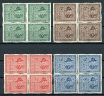 Liechtenstein 4er Blöcke 315-318 Postfrisch Pfadfinder #IN193 - Altri & Non Classificati