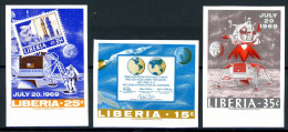 Liberia 725-727 B Postfrisch Bemannte Raumfahrt #IS573 - Liberia