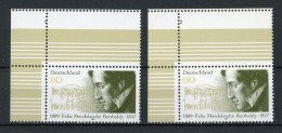 Bund 2 X 1953 L Postfrisch FN/ Formnummer 1 + 2 #IU644 - Otros & Sin Clasificación