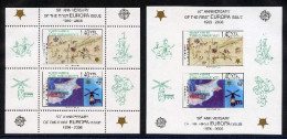 Türk. Zypern Block 24 A+B Postfrisch 50 Jahre Europamarken #HO687 - Oblitérés