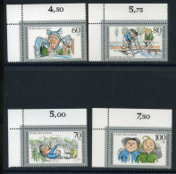 Bund Eckrand Ol 1455-1458 Postfrisch Max Und Moritz #HK226 - Autres & Non Classés