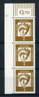 Berlin Senkr. 3er Str. 200 DZ 4 Postfrisch Bug Im Bogenrand #IT979 - Unused Stamps