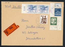 Berlin 290 DZ 12 U. A. Auf Wertbrief Mischfrankatur #IX750 - Unused Stamps