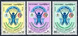 Kuwait 951-953, Hinged. Michel 1037-1039. World Health Day, 1984. - Koeweit