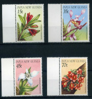 Papua Neuguinea Bogenrand 531-534 Postfrisch Pflanzen #HK252 - Papouasie-Nouvelle-Guinée