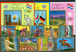 Paraguay 2035-2043, Block 140-142 Postfrisch Olympia #ID282 - Paraguay