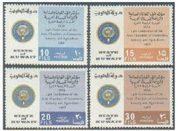 Kuwait 423-426, Hinged. Mi 417-420. Arab Chambers Of Commerce, Industry, 1968. - Kuwait