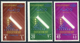 Kuwait 197-199, Hinged. Michel 187-189. Education Day 1963. - Kuwait