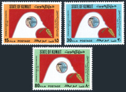 Kuwait  930-932, MNH. Michel 1017-1019. Palestinian Solidarity Day, 1983. - Koweït