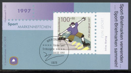 Bund Sportmarkenheftchen 1997 Mit 1899 Gestempelt #HO880 - Andere & Zonder Classificatie