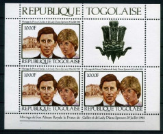 Togo Kleinbogen 1534 Postfrisch Hochzeit Charles + Diana #HK451 - Togo (1960-...)