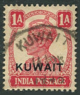 Kuwait 62, Used. Michel 55. Indian Postal Administration, George VI, 1945. - Koeweit