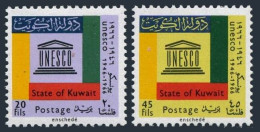 Kuwait 339-340, MNH. Michel 333-334. UNESCO, 20th Ann. 1966. - Koweït