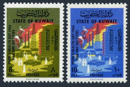 Kuwait 321-322, MNH. Michel 315-316. World Health Day, 1966. - Kuwait