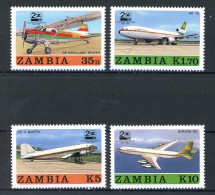 Sambia 425-428 Postfrisch Flugzeug #GI272 - Nyasaland (1907-1953)
