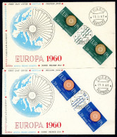 Italien 1077-1078 Zw Cept 1960 Ersttagesbrief/FDC #HO247 - Non Classificati