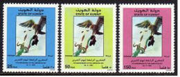 Kuwait 1271-1273, MNH. Michel 1403-1405. Liberation Day 1995. Bird. Snake.  - Koweït