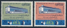 Kuwait 360-361, MNH. Michel 356-357. World Health Day, 1967. Sabah Hospital. - Koweït