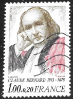 TIMBRE N° 1990 A -  CLAUDE BERNARD  -  OBLITERE  -  1978 - Gebruikt