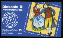Bund Diakonie Markenheft 1993 Mit 1699 Bonn Ersttagssonderstempel #IT643 - Sonstige & Ohne Zuordnung